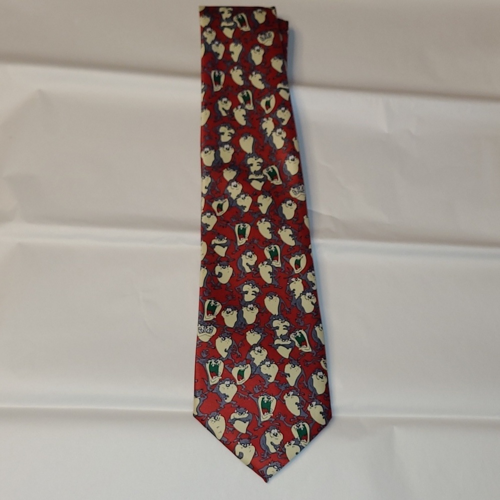 LOONEY TUNES VINTAGE TAZ NECK TIE By RENE CHAGAL